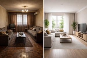 بازسازی خانه های کوچک قدیمی