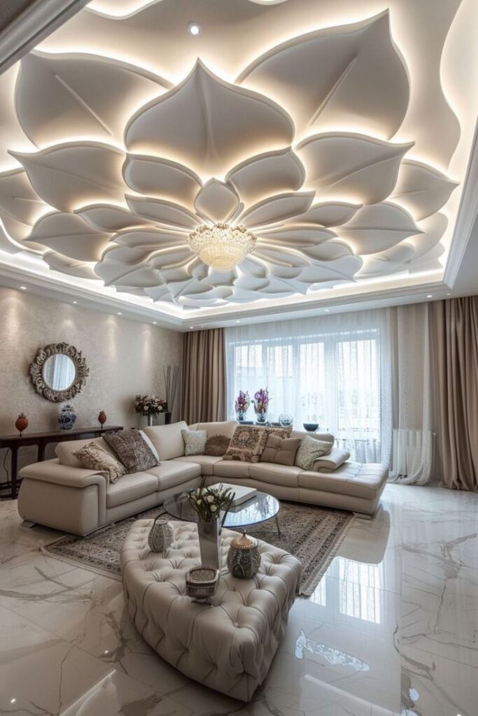 رابیتس بندی سقف پذیرایی
