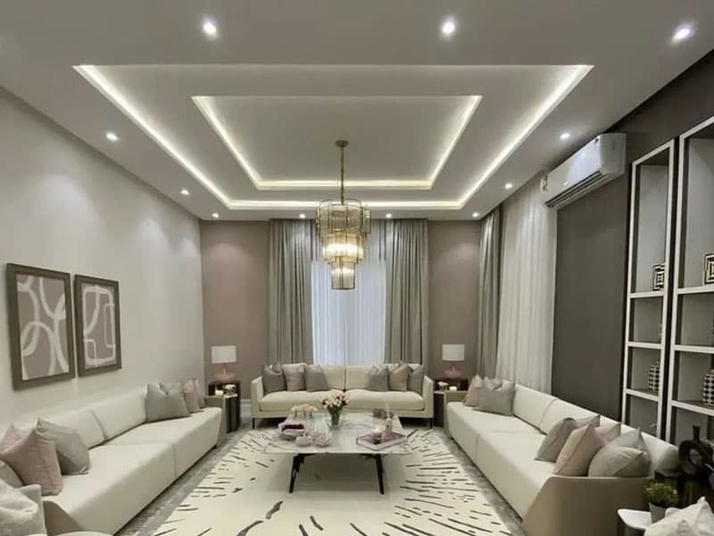 طرح رنگ کناف سقف
